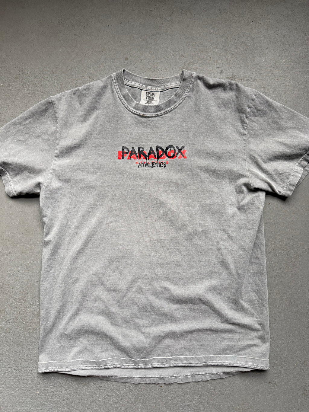 Red Paradox with Paint Splatter Tee