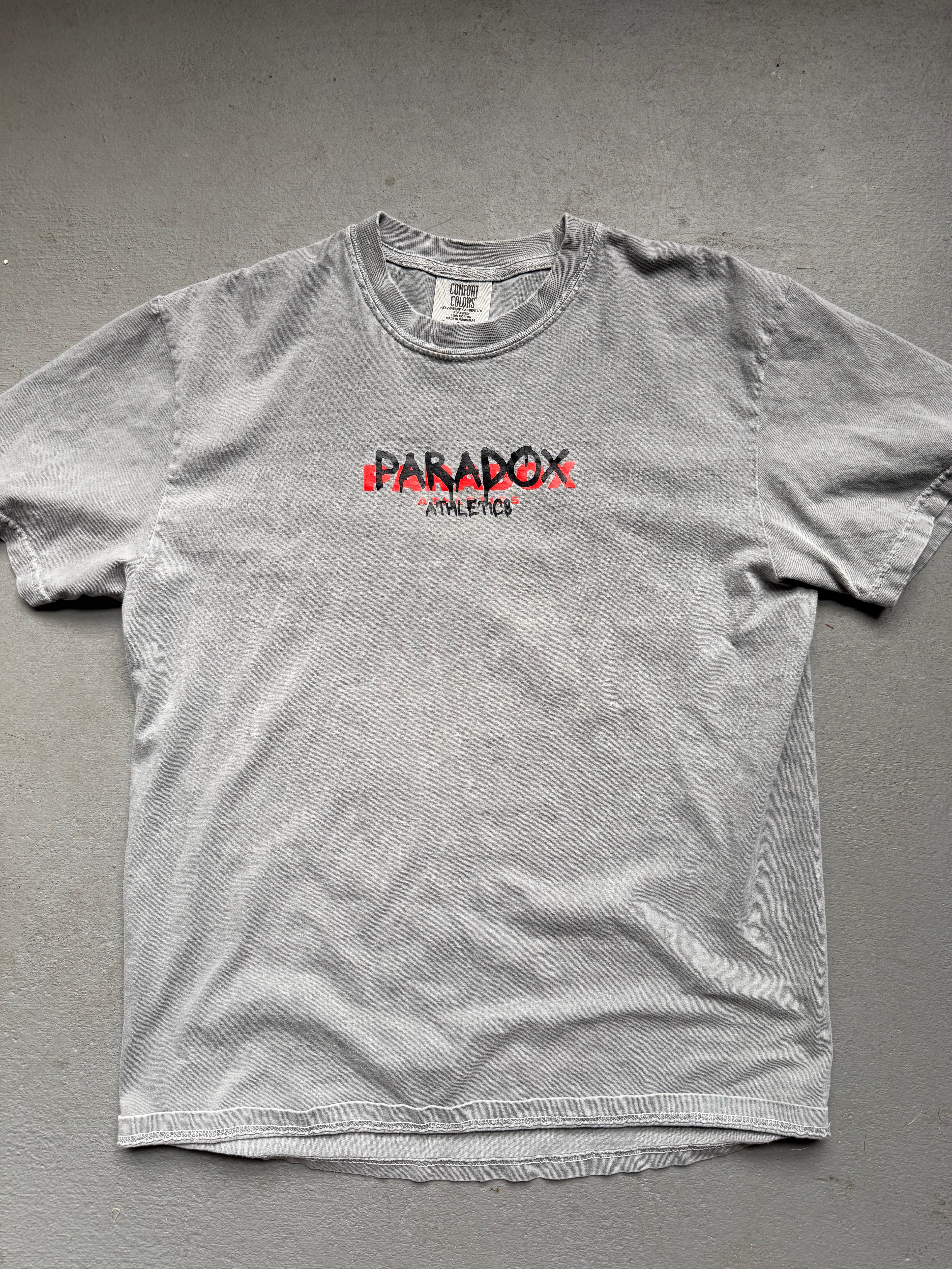 Red Paradox with Paint Splatter Tee